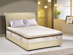 COMFORT SENSE MEMORY FOAM * Memory foam * 3 Zone pocket spring * Edge foam support * Pillow top on plush top * Non flip * Anti Dustmites * Imported rayon knitted fabric * 10 years guarantee